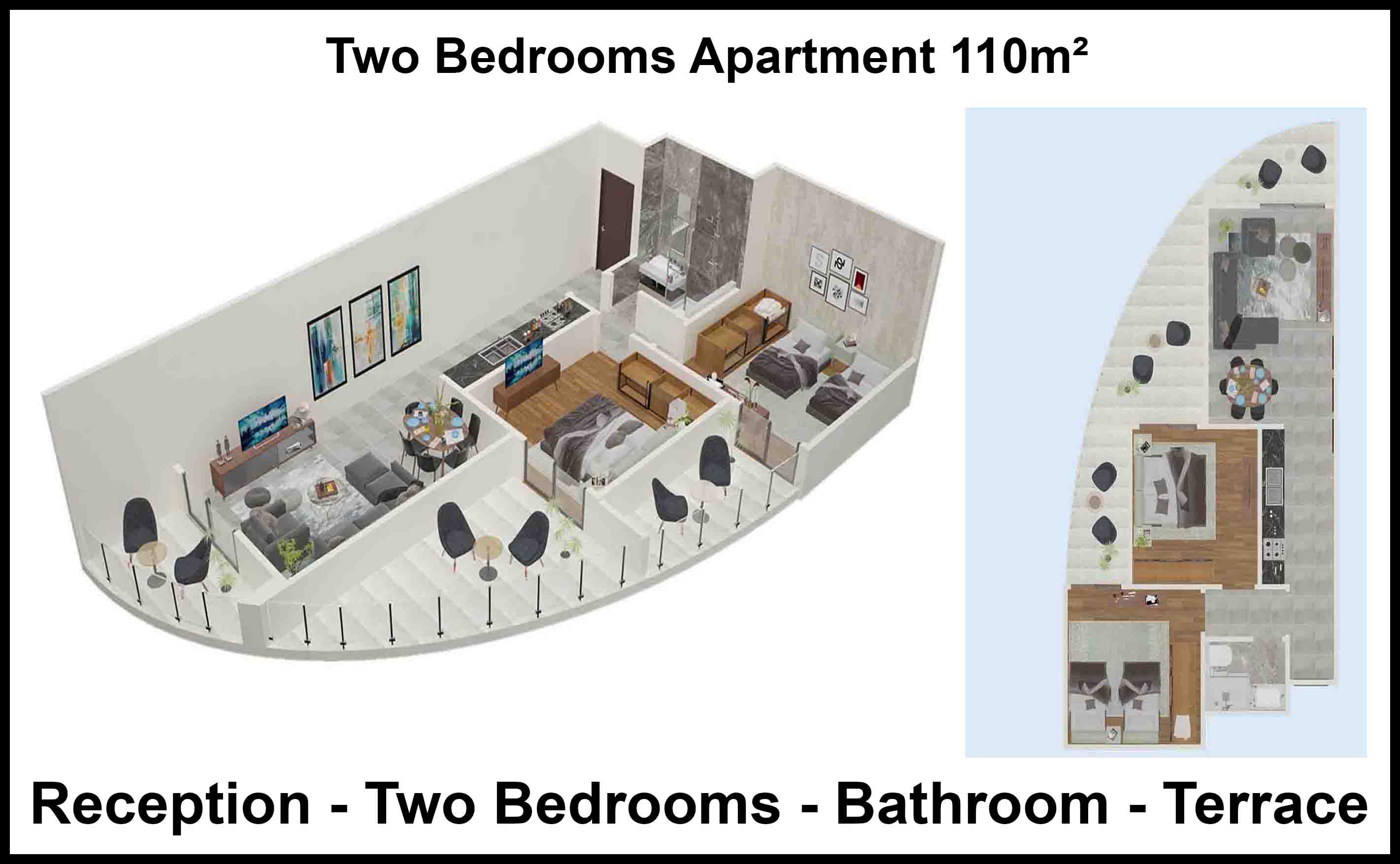 Apartment 110m² For Sale in Avenue Compound Hurghada